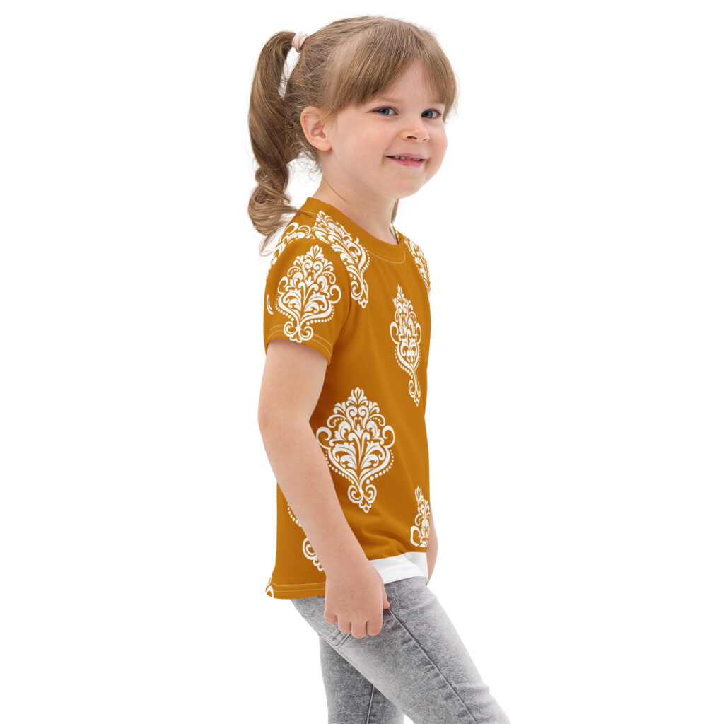 kids cotton crew neck t shirt