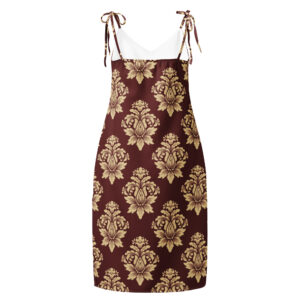 tie strap midi dress