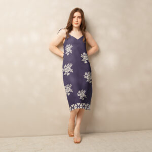 tie strap midi dress