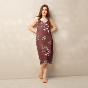 tie strap midi dress