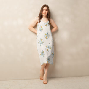 tie strap midi dress