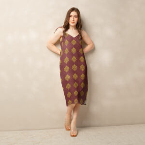 tie strap midi dress
