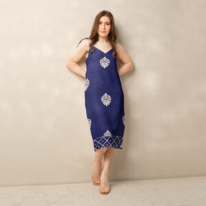 tie strap midi dress