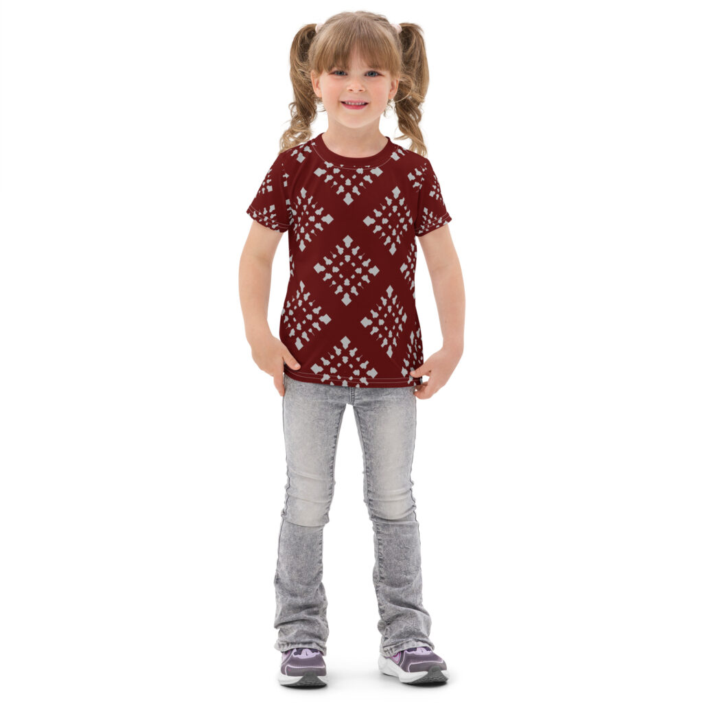 kids cotton crew neck t shirt